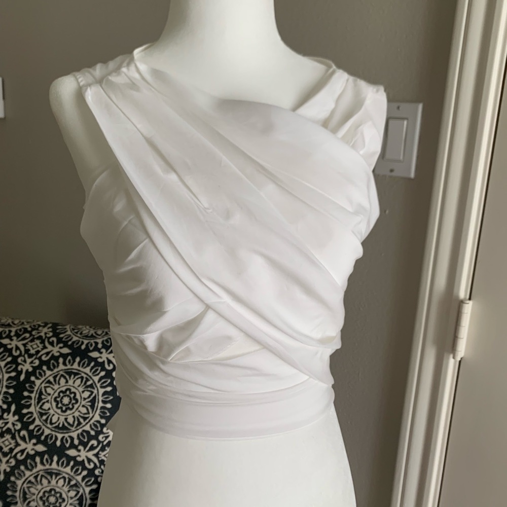 Zara white blouse
